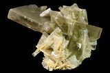 2" Tabular Barite Crystal Cluster with Phantoms - Peru - #169110-1